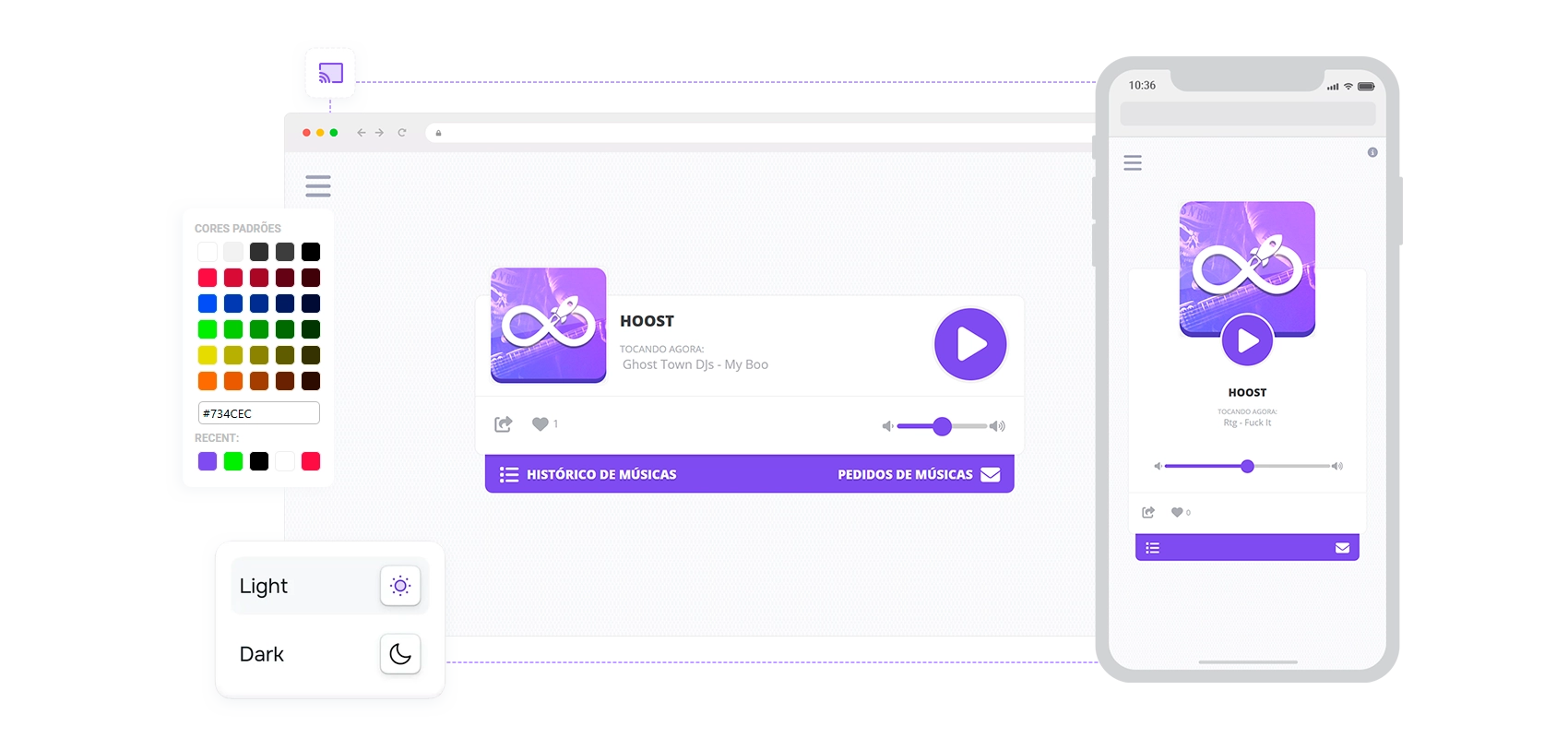 Ícones de aplicativos