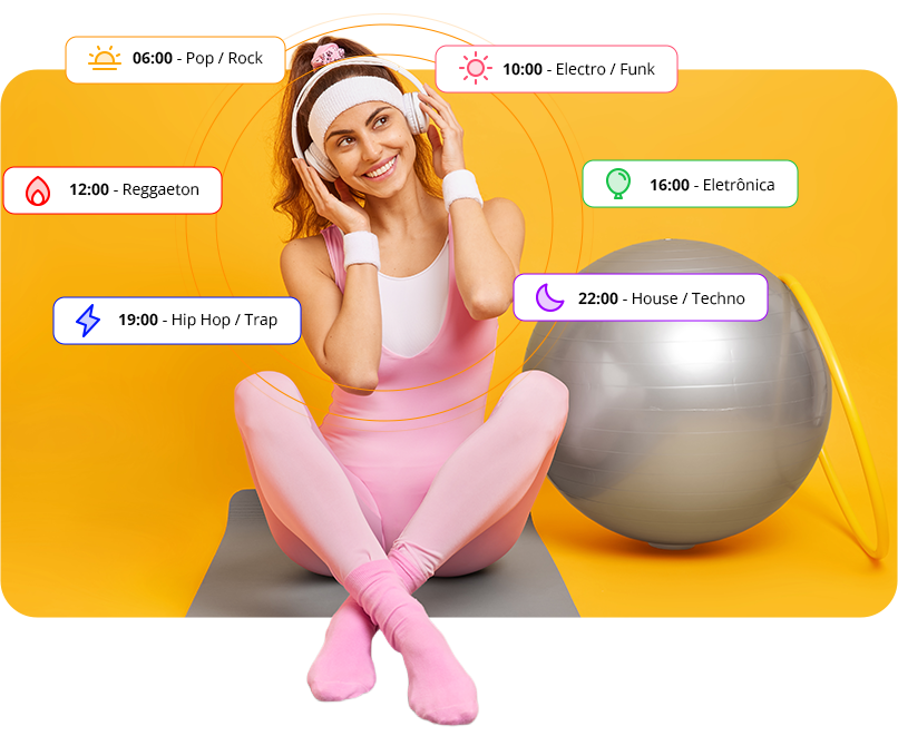 Rádio para Academias